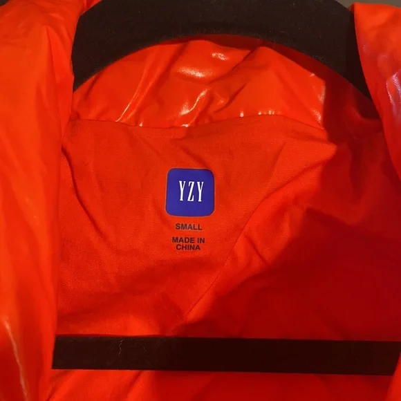 Yeezy Gap Round Red Puffer Jacket in size Small